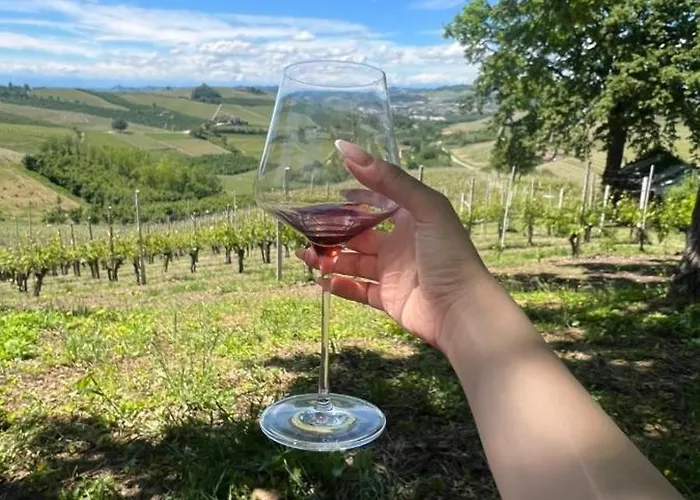 Gasthuis Ca Trifolera - Doppia Con Bagno - In Romantico Cascinale Nei Vigneti Con Cantina